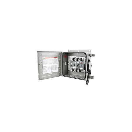 Abb Nonfusible Safety Switch, Heavy Duty, 600V AC, 60 A, NEMA 3R EOHU362RK